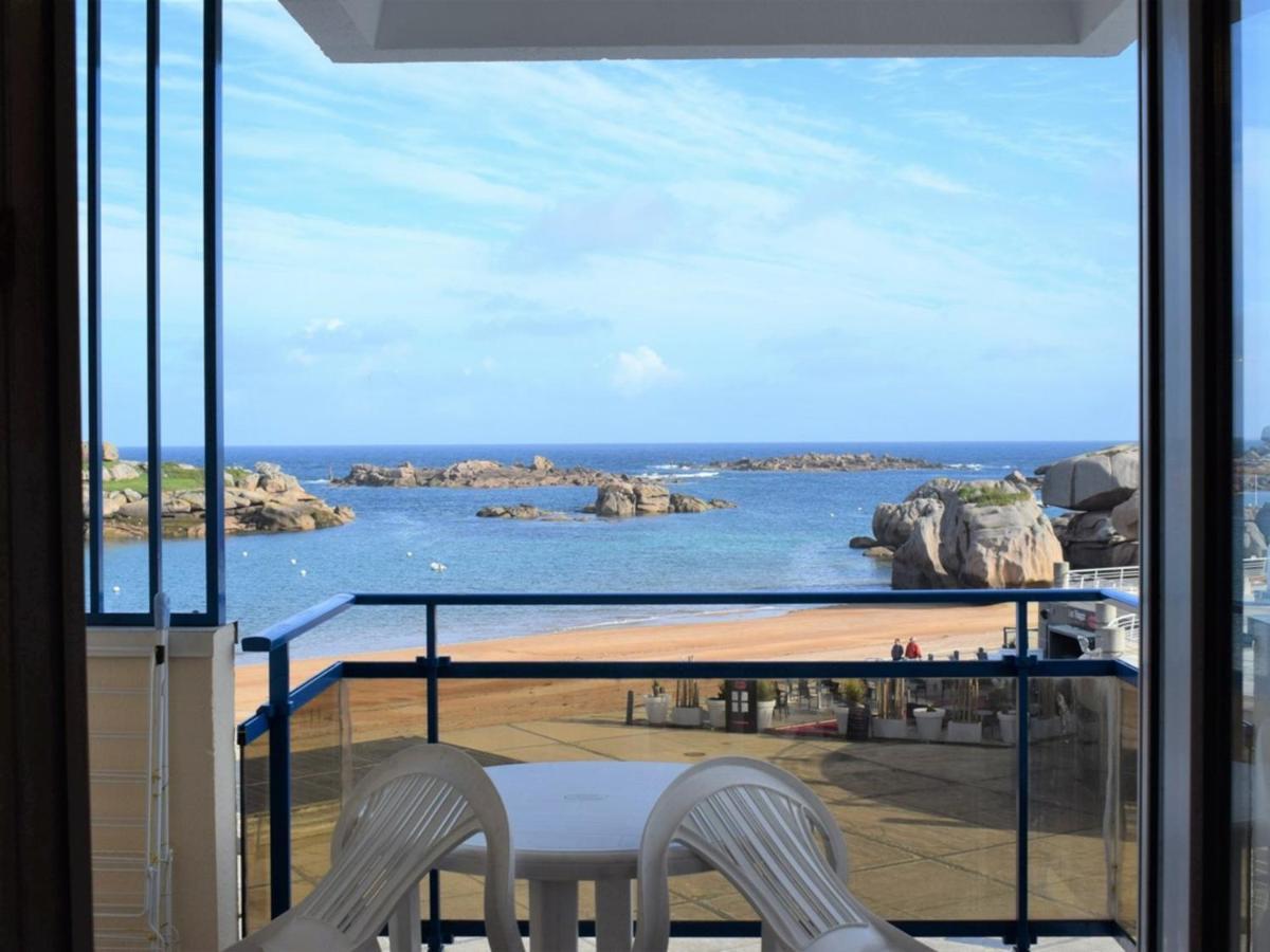 Superbe Appartement Avec Vue Mer Et Parking A Tregastel - Fr-1-368-29 Exterior foto