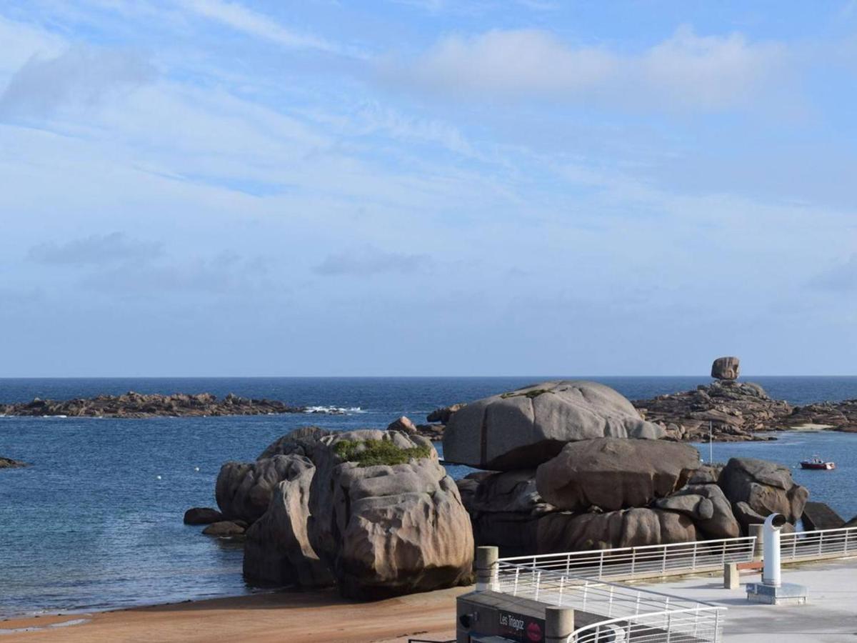 Superbe Appartement Avec Vue Mer Et Parking A Tregastel - Fr-1-368-29 Exterior foto